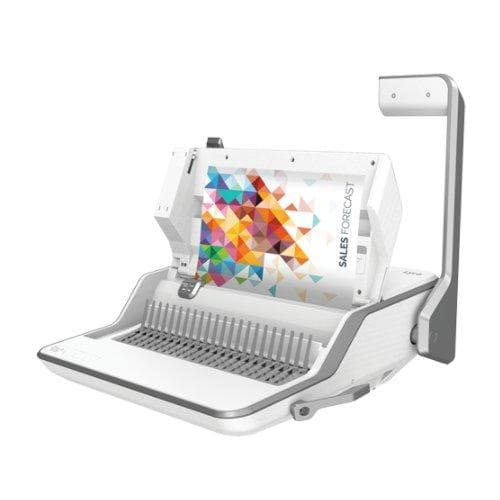 Fellowes Lyra 3-In-1 Comb Binding Machine (Model 5603101) – Manual Punch, Bind & Cut System for Professional Document Finishing