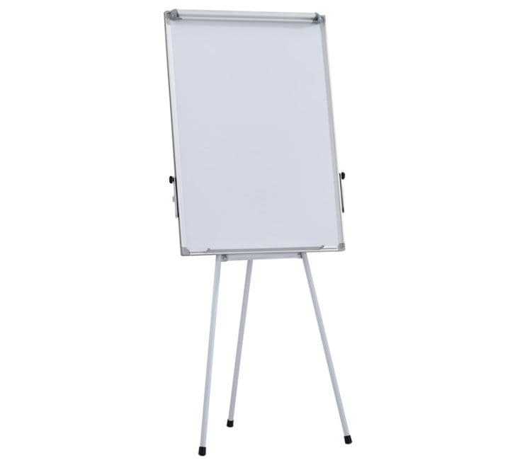 Flip Chart Board with Adjustable Tripod Stand – 70×100 cm Writable Whiteboard for Office, Classroom, and Presentations