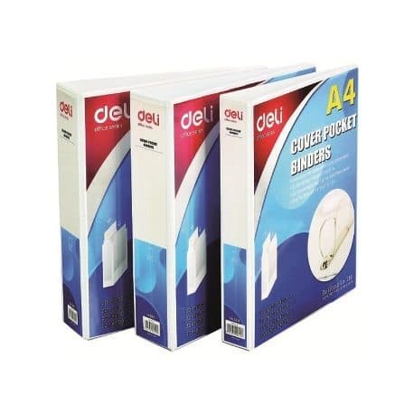 Presentation File 2-Ring Binder 206 – 2″, White – Durable Document Organizer