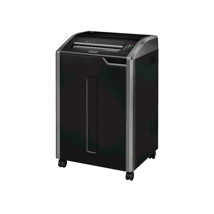 Fellowes Powershred 485i Commercial Strip-Cut Shredder – 38-Sheet Capacity, 7/32" Strip-Cut, P-2 Security Level