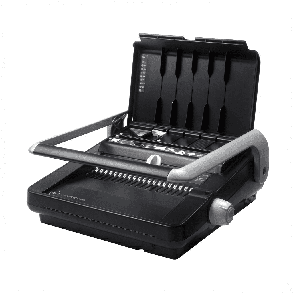 GBC CombBind C340 Manual Comb Binding Machine – 25-Sheet Punch, Binds up to 450 Sheets – Heavy-Duty Office & School Binding Solution