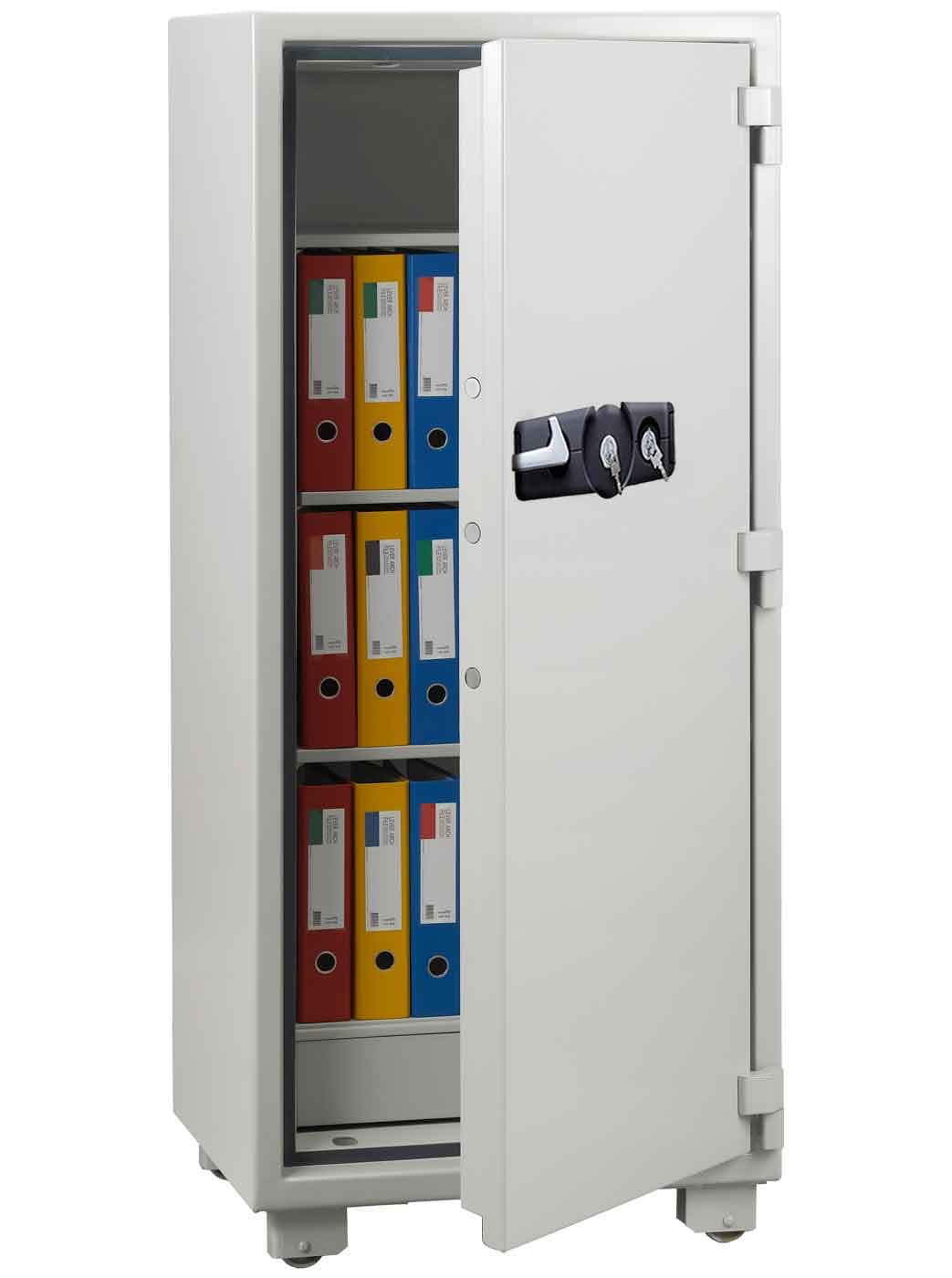 Grey Safe Eagle Safe SS-350 Fire Resistant Safe with Dual Key Locks – Compact ...